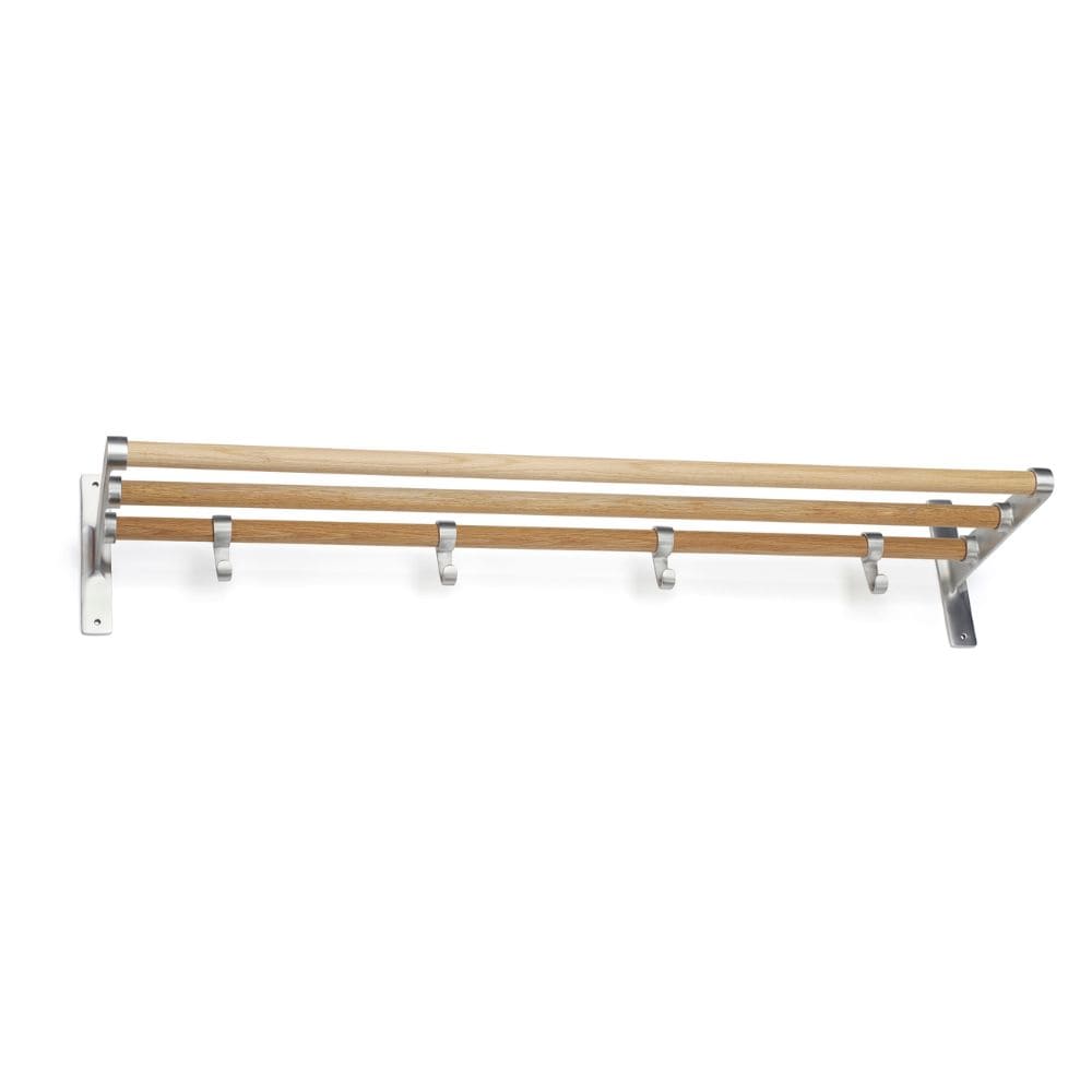 Hattehylde Elegant - Eg/Aluminium