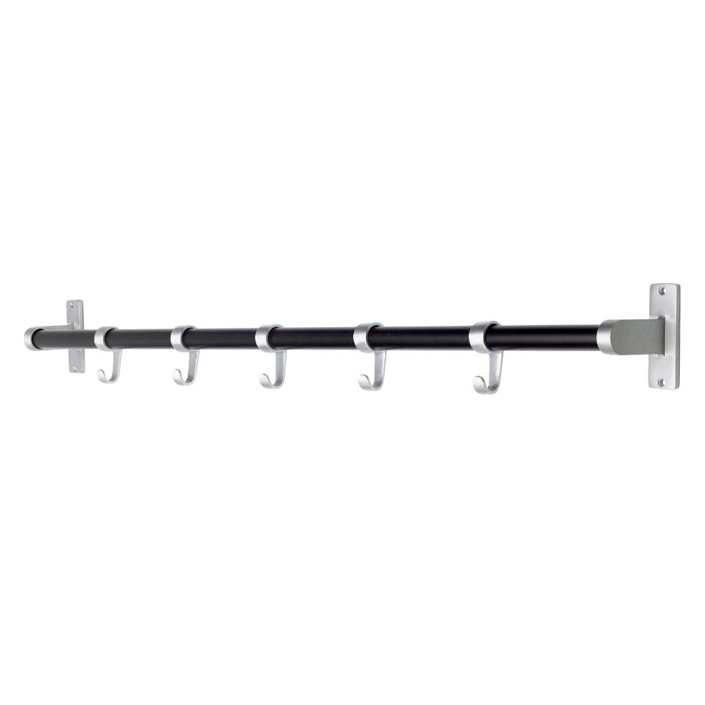 Knagerækker Elegant - 1000mm - Sort/Aluminium