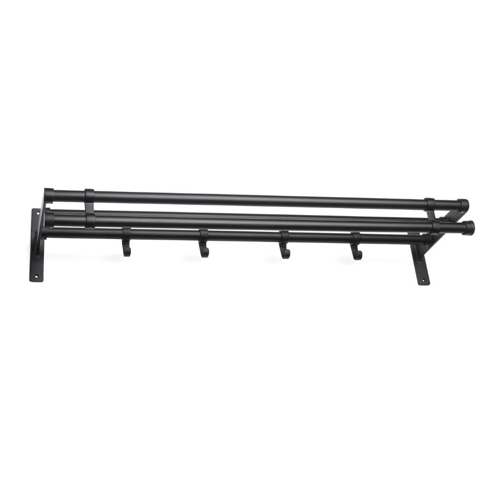 Hattehylde Elegant Plus - 1000mm - Sort