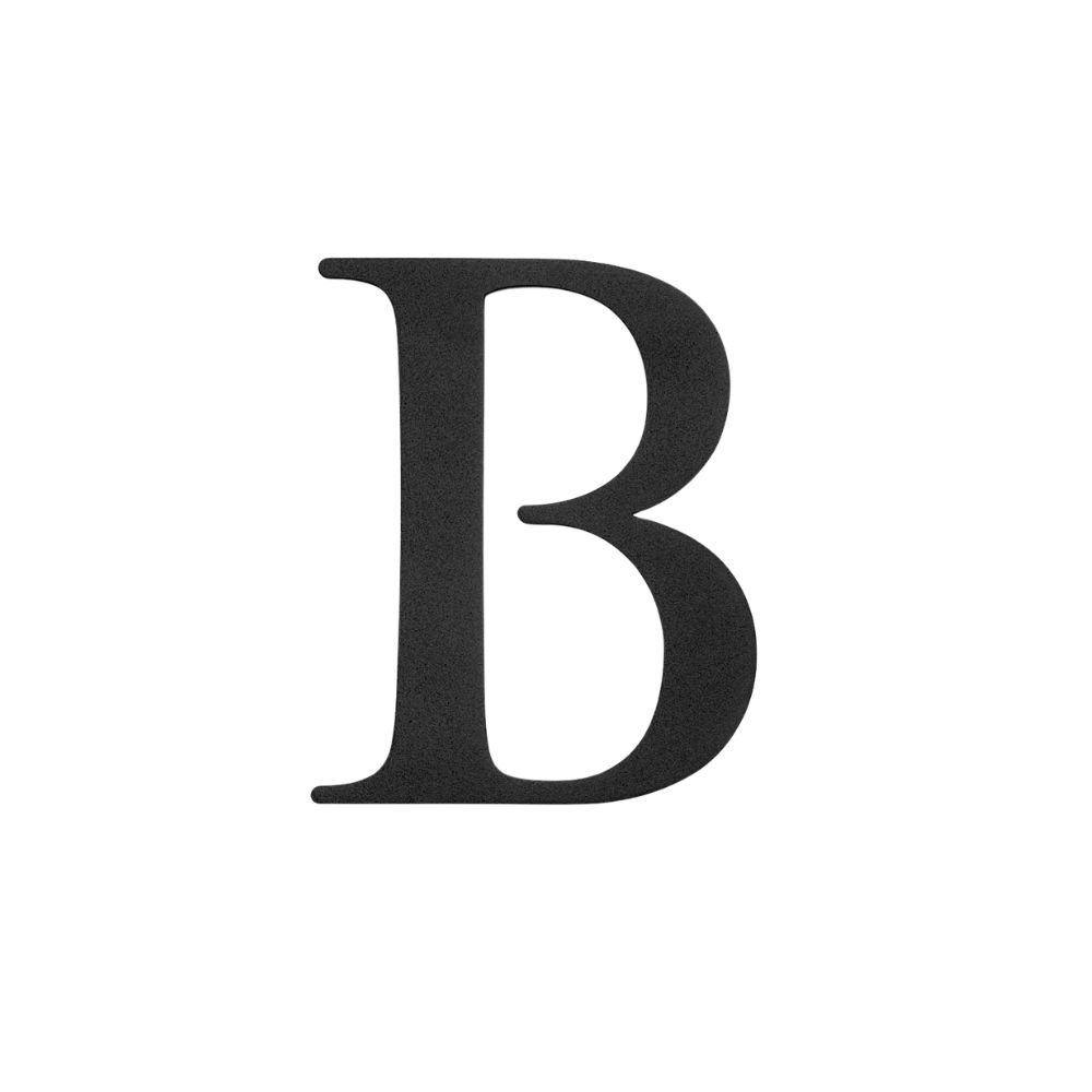 Husbogstav Century B - Sort