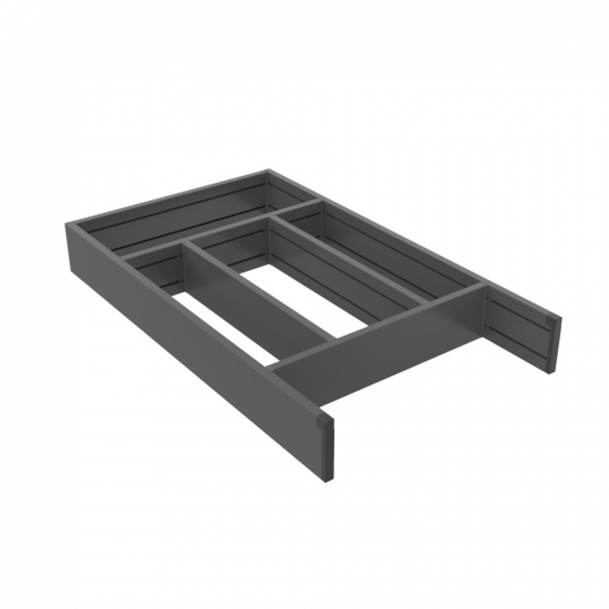 Bestikskuffe Flex Basic - 500 (473mm) - Mørkegrå