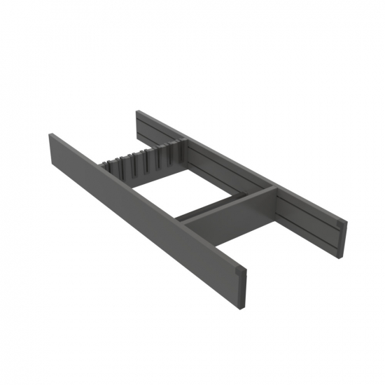 Knivindsats Flex Basic - 500 (473mm) - Mørkegrå