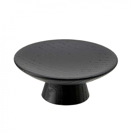 Knop Olympia - Sort i gruppen Knopper / Farve/Materiale / Træ hos Beslag Online (25553-11)