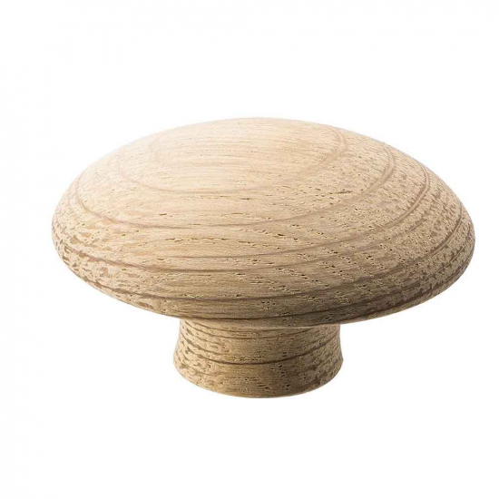 Knop Mushroom - 50mm - Ubehandlet Eg i gruppen Knopper / Farve/Materiale / Træ hos Beslag Online (255620-11)