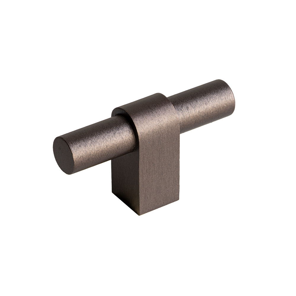 Knop T Trace - Mørk Bronze