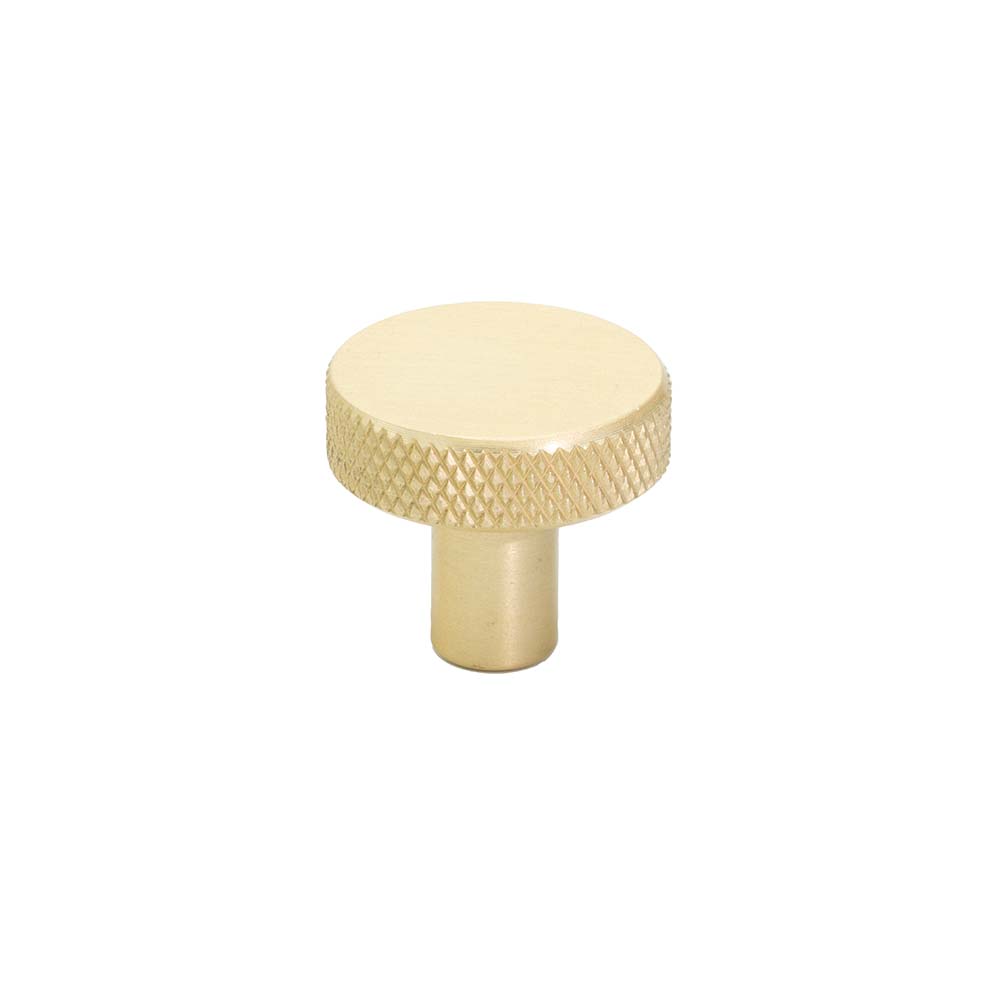 Knop Flat - 26mm - Messing