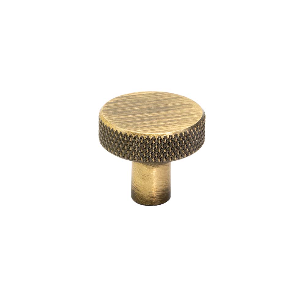 Knop Flat - 26mm - Antik Bronze