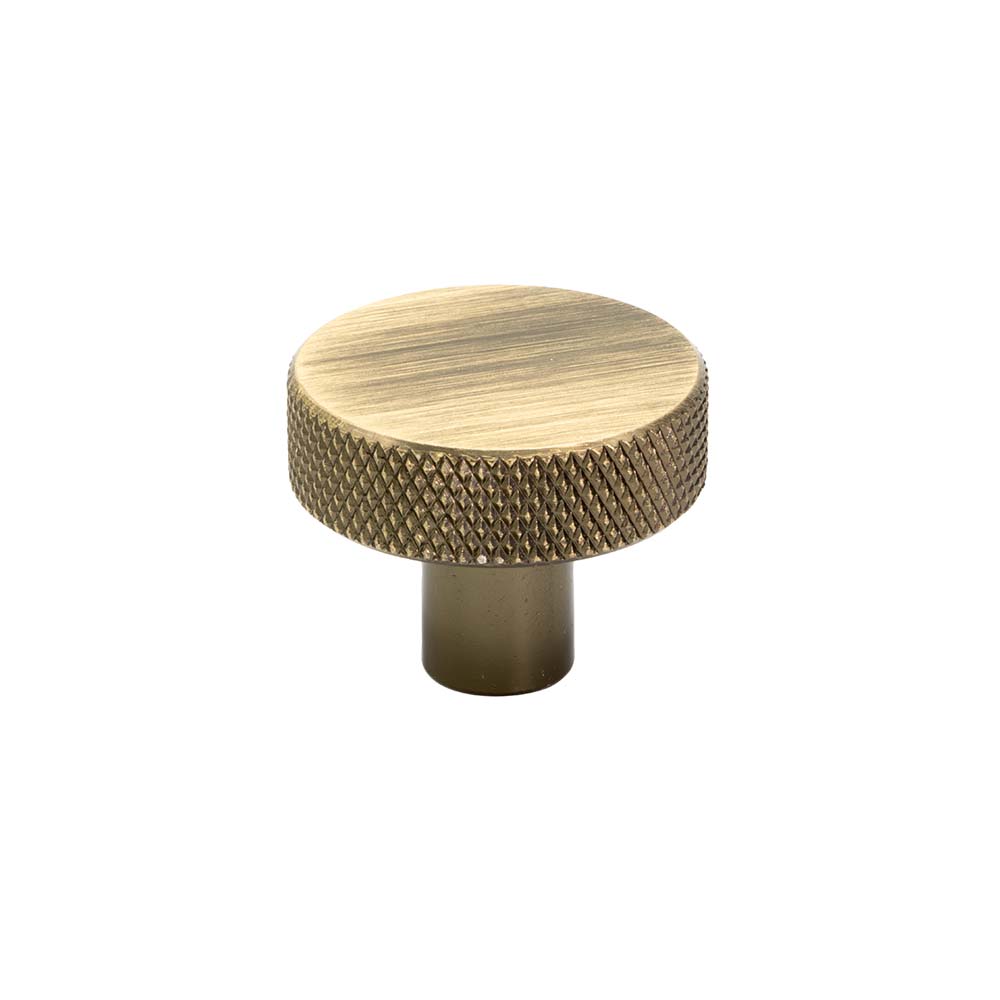 Knop Flat - 32mm - Antik Bronze