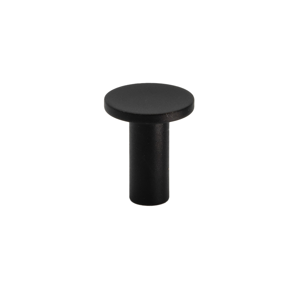 Knop Sture - 18mm - Mat Sort