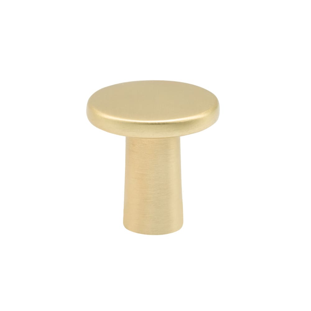 Knop Bob - Børstet Messing