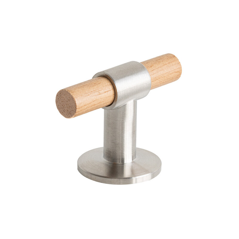 Knop T Uniform - Eg/Børstet Rustfrit