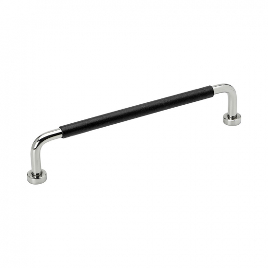 Greb Lounge - 160mm - Krom/Sort Læder