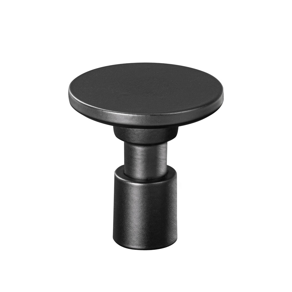 Knop Jubilee - 28mm - Mat Sort