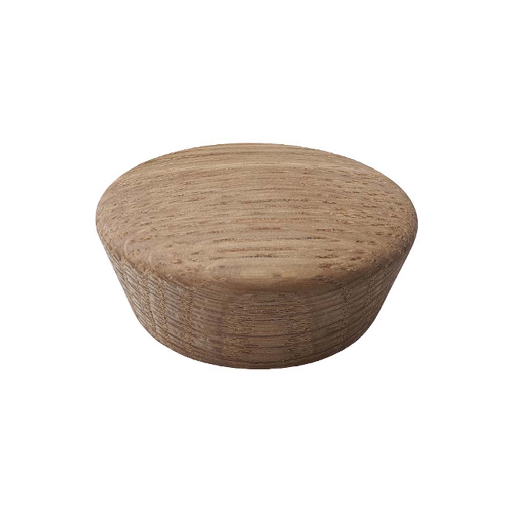 Knopp Beret - 45mm - Ek i gruppen Knoppar / Färg/Material / Trä hos Beslag Online (373245-11)