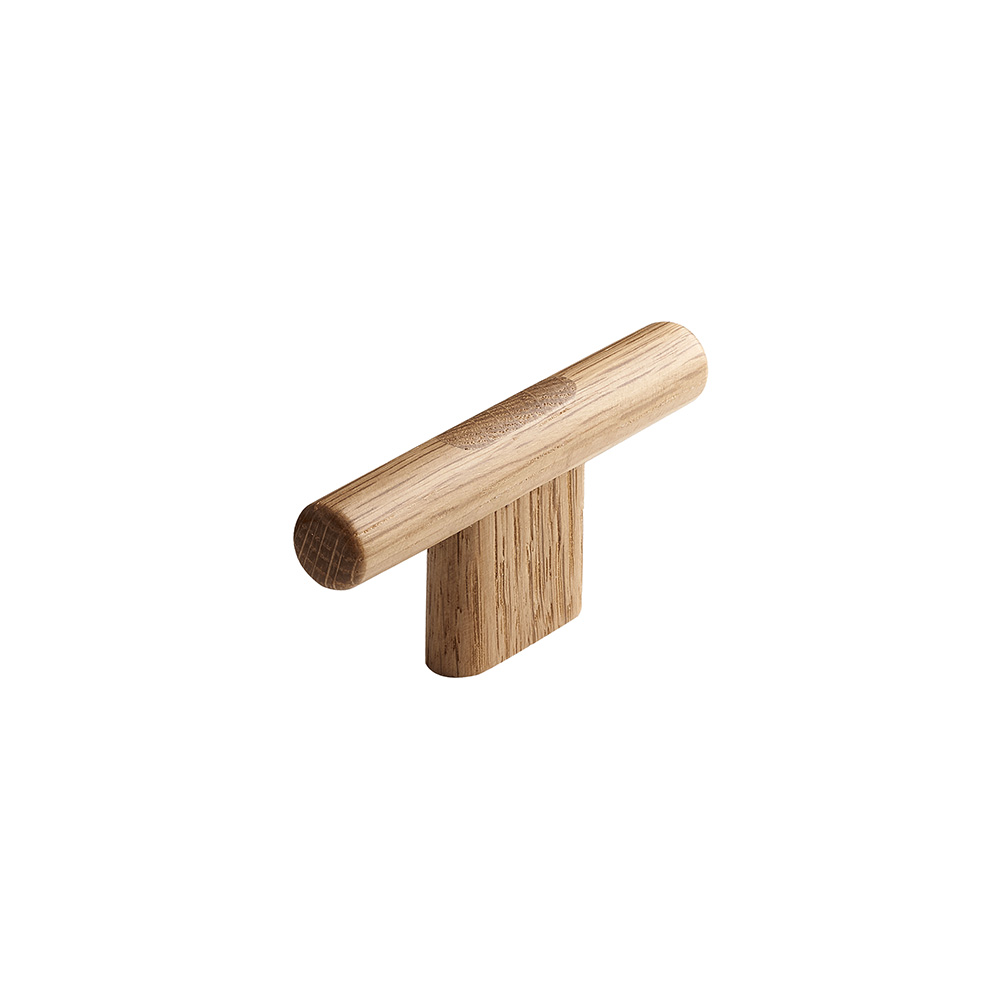 Cabinet Knob T Join - Oak in the group Cabinet Knobs at Beslag Online (373259-11)