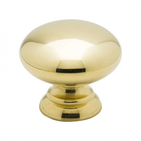 Knop 411 - 24mm - Poleret Messing