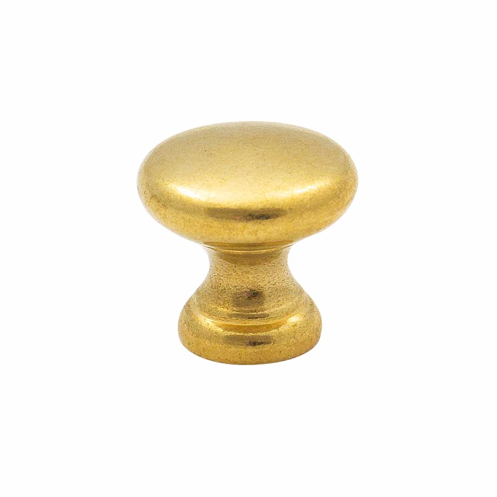 Knop 411 - 17mm - Ubehandlet Messing