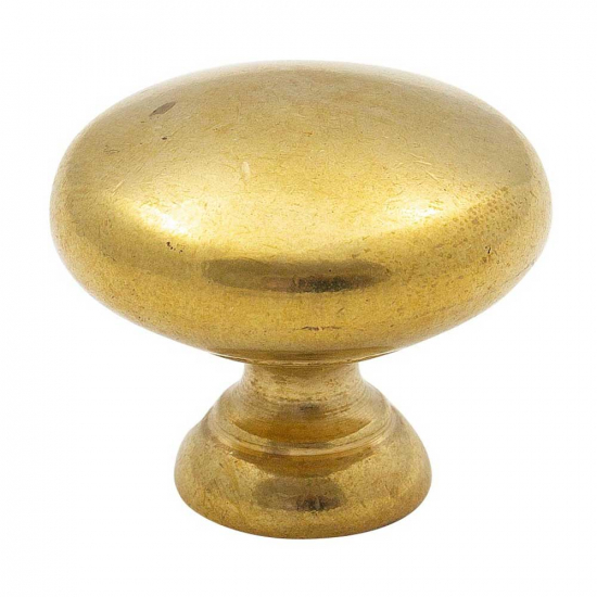 Knop 411 - 32mm - Ubehandlet Messing