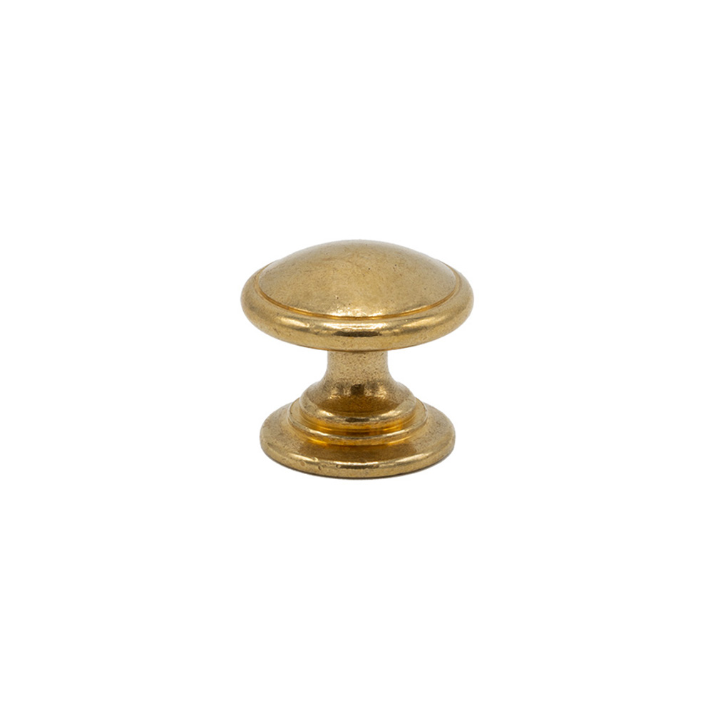 Knop 24466 - 25mm - Ubehandlet Messing