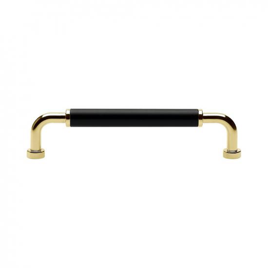 Greb Brohult M - 128mm - Poleret Messing/Sort