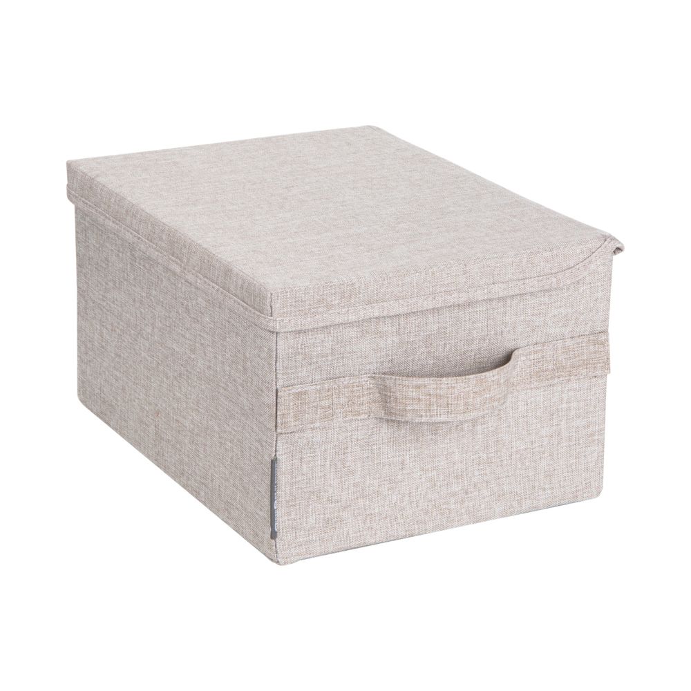 Opbevaringsboks med låg - Small - Beige