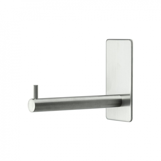 Base 200 Reservpapirholder - Børstet Rustfrit Stål Finish i gruppen Badeværelsestilbehør / Alle Badeværelsestilbehør / Toiletpapirholder hos Beslag Online (606027-21)
