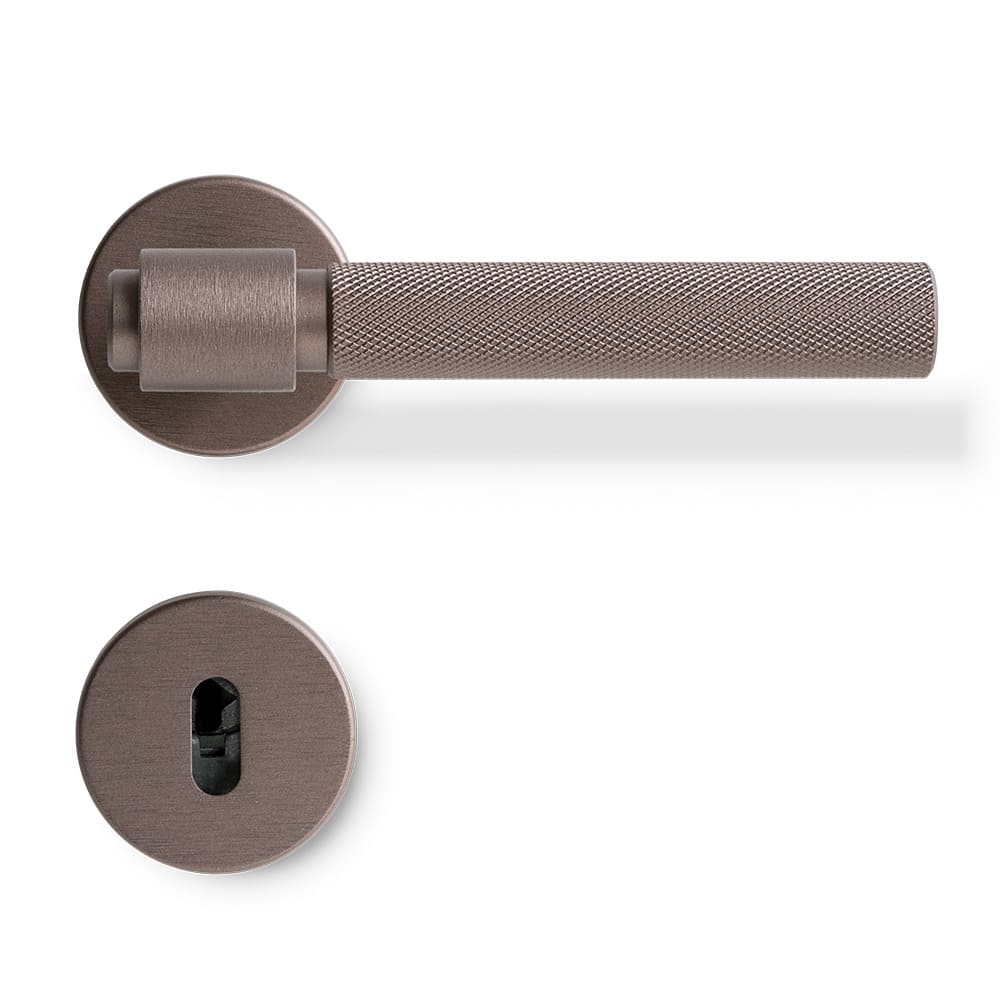 Dørhåndtag Helix 200 - Europæisk Standard - Mørk Bronze