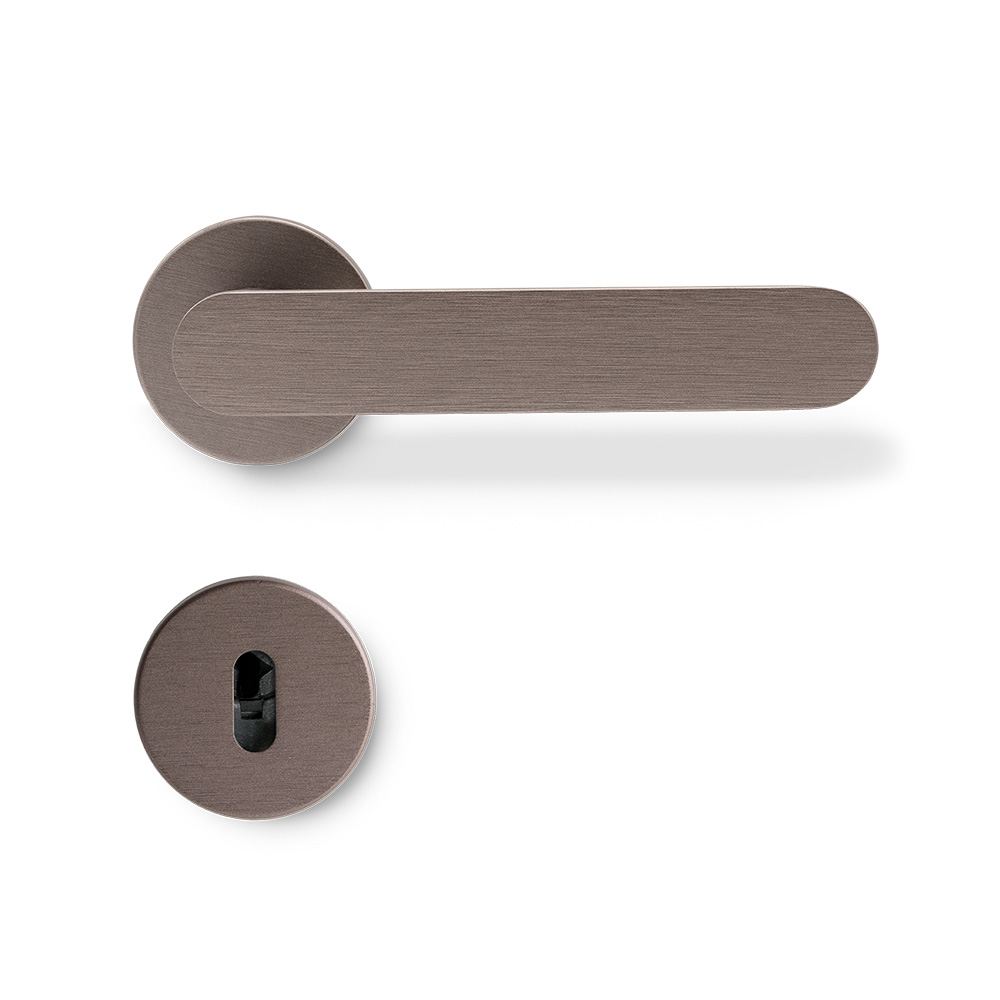 Dørhåndtag Vibe Plain - Skandinavisk Standard - Mørk Bronze