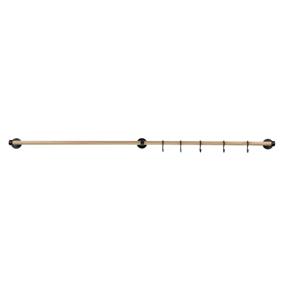 Forlængerstang Aveny - 600mm - Eg/Mat Sort