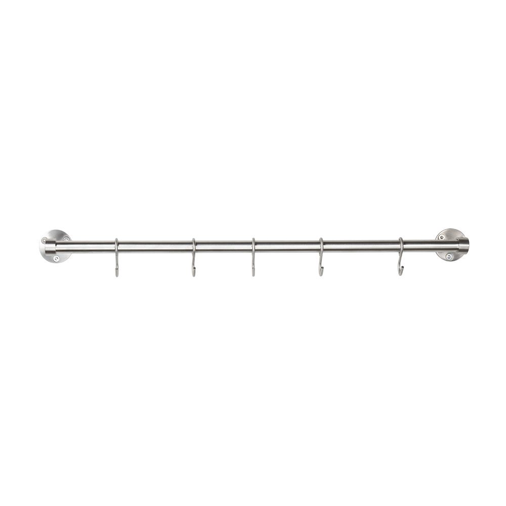 Køkkenstang Aveny - 600mm - Komplet - Børstet Rustfrit