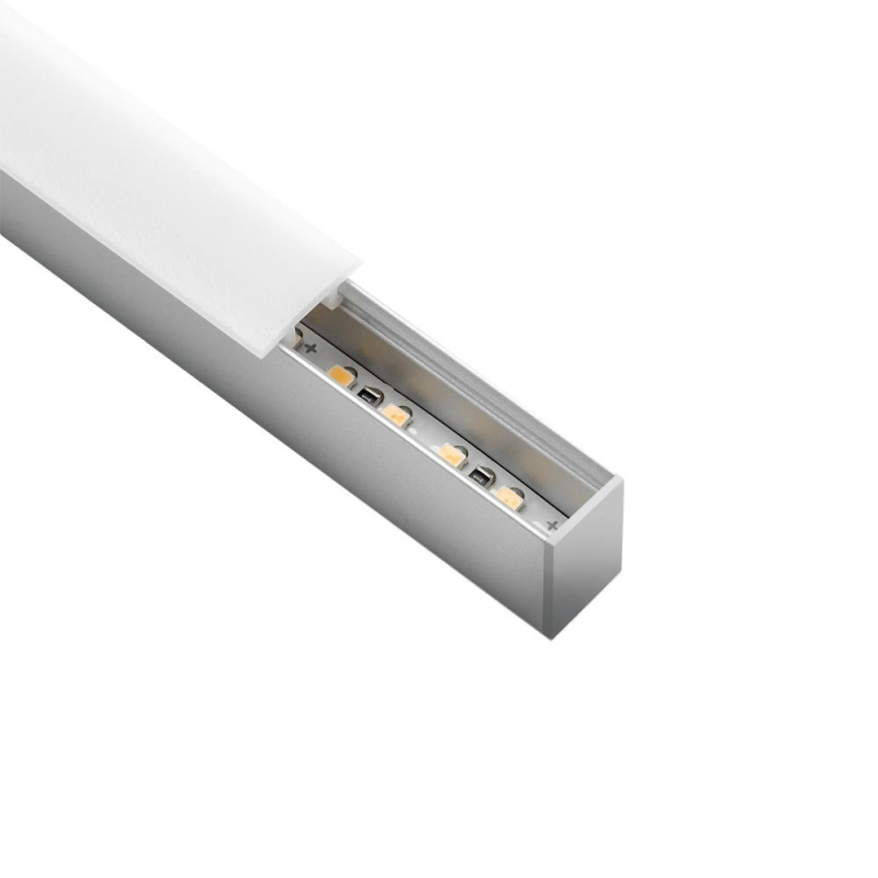 LED-Profil LD8104 - 2000mm - Aluminium i gruppen Belysning / Al Belysning / LED Strips & Profiler hos Beslag Online (973501)