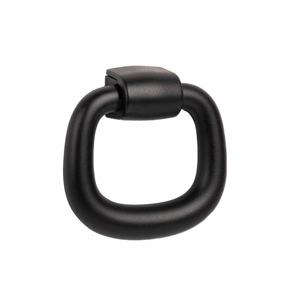 Ring Pendant - Matt Sort i gruppen Knotter / Farge/Materiale / Sort hos Beslag Online (BO-10031)