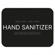 Selvklæbende Etiket - Hand Sanitizer - Mat Sort