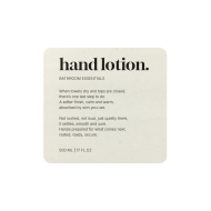 Selvklæbende Etiket Premium - Hand Lotion - Beige