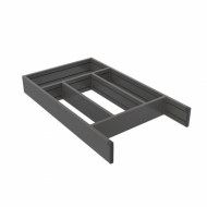 Bestikskuffe Flex Basic - 500 (473mm) -  Mørkegrå
