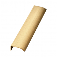 Profilgreb Edge Straight - 200mm - Børstet Messing