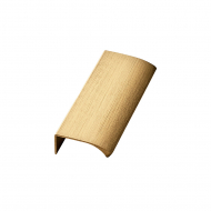 Profilgreb Edge Straight - 100mm - Børstet Messing