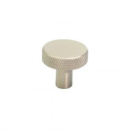 Knop Flat - 26mm - Rustfrit Stål Finish