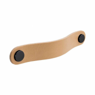 Greb Loop Round - 128mm - Natur Læder/Sort