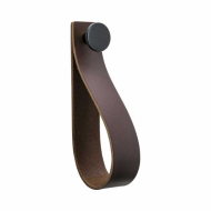 Loop Strap - Brunt Læder/Mat Sort