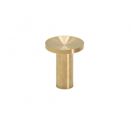 Knop Sture - 18mm - Børstet Ubehandlet Messing
