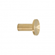 Knage Sture - 18mm - Børstet Ubehandlet Messing