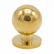 Cabinet Knob Solliden - Polished Untreated Brass