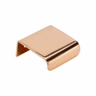 Profile Handle Lip - 40mm - Polished Copper