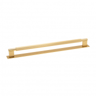 Greb Arpa/Bagplade - 320mm - Børstet Messing