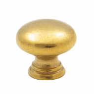 Knop 411 - 24mm - Ubehandlet Messing