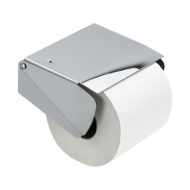 Solid Toiletrulleholder Med Låg - Krom
