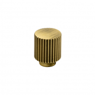 Cabinet Knob Helix Stripe - Antique Bronze