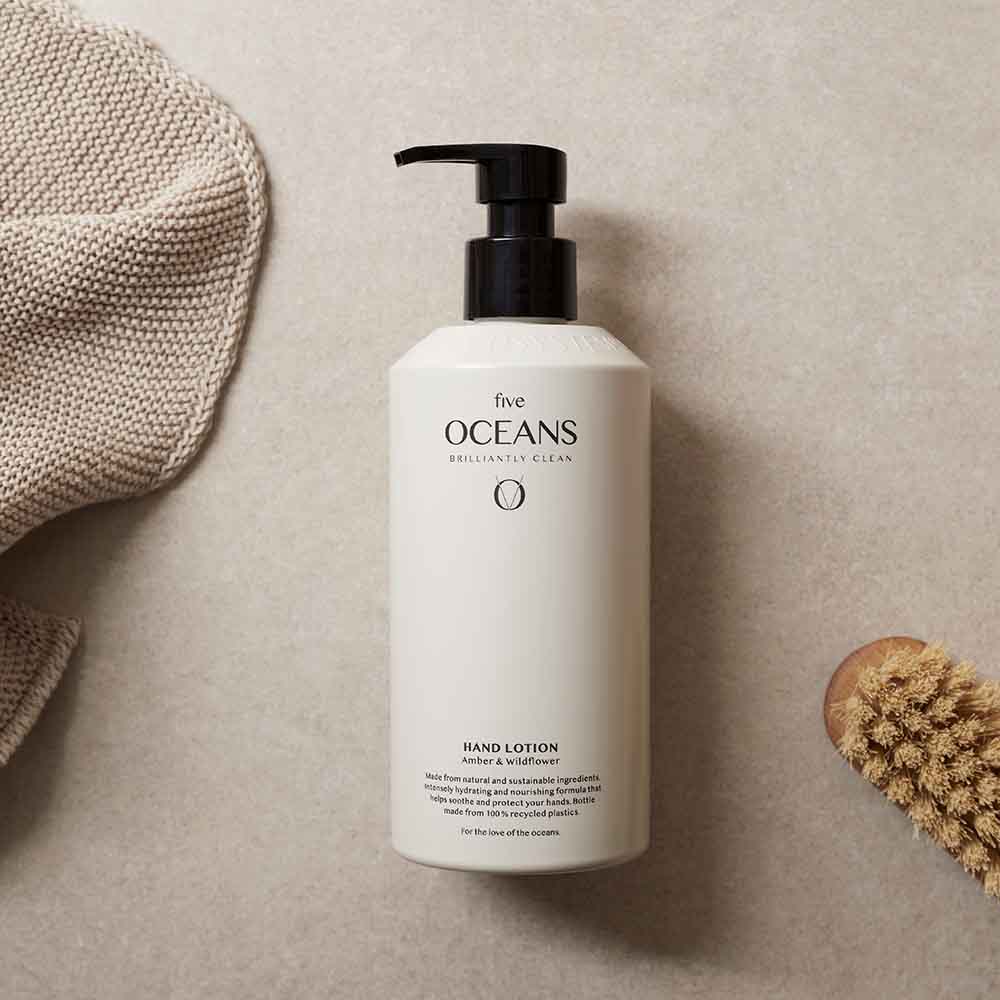 Håndlotion Five Oceans - Amber & Wildflower 500ml