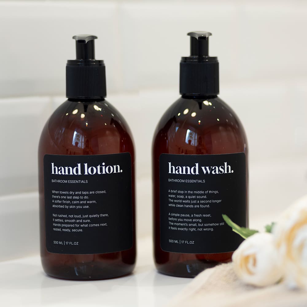 Selvklæbende Etiket Premium - Shampoo - Mat Sort